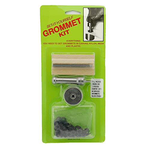 Kit d'œillets K233-00 C.S. Osborne avec œillets noirs pour réparations