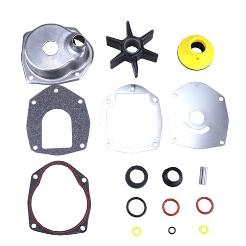 MOCW Water Pump Repair Kit Compatible with 1991-2021 Mercury MerCruiser Alpha 1 Gen 2 Drives 200HP 225HP 250HP Water Pump Impeller Kit Replace 817275A4 817275Q05 18-3147 47-43026-1 47-43026-2