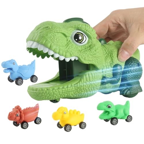 Genérico Coche De Dinosaurio - Camión de Dinosaurio con Inercia Deslizante y Transporte | Juguete Interactivo de Coche para Niños en Fiestas de Cumpleaños Navidad y Año Nuevo