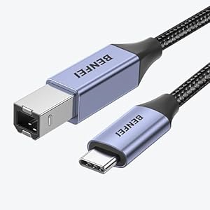 Benfei 2M USB-C auf USB-B Kabel