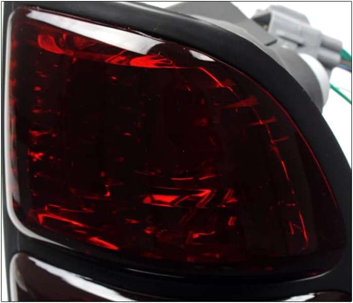 Tail Brake Lights Rear Lamps Red/Smoke Lens Compatible with 2000-2004 Toyota Tundra Pickup