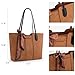 Montana West Tote Bags for Women Medium Top Handle Satchel Purses Large Shoulder Handbag Hobo Bags Brown MWC-323BR