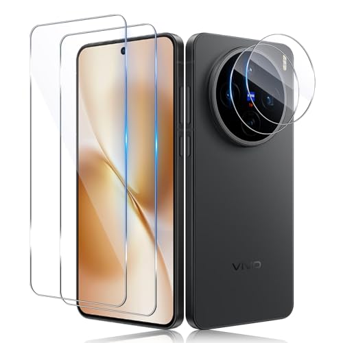 Aerku Pellicola Vetro Temperato per Vivo X200S, [2+2 Pezzi] HD