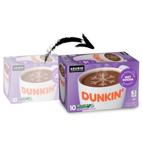 Dunkin' Hot Cocoa Keurig K-Cup Pods, 10 Count Box - image 4