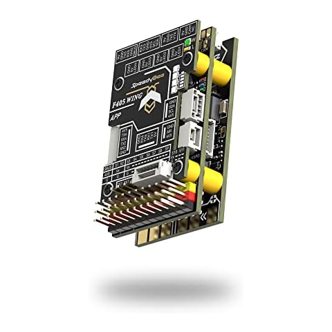 SpeedyBee F405 Wing Flight Controller Stack: Support INAV Ardupilot APP Wireless Configuration 11 PWM Solder-Free Multilayer FC PDB Board Cover