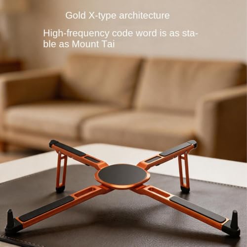 Soporte ajustable para laptop magnético elevador de aluminio 7