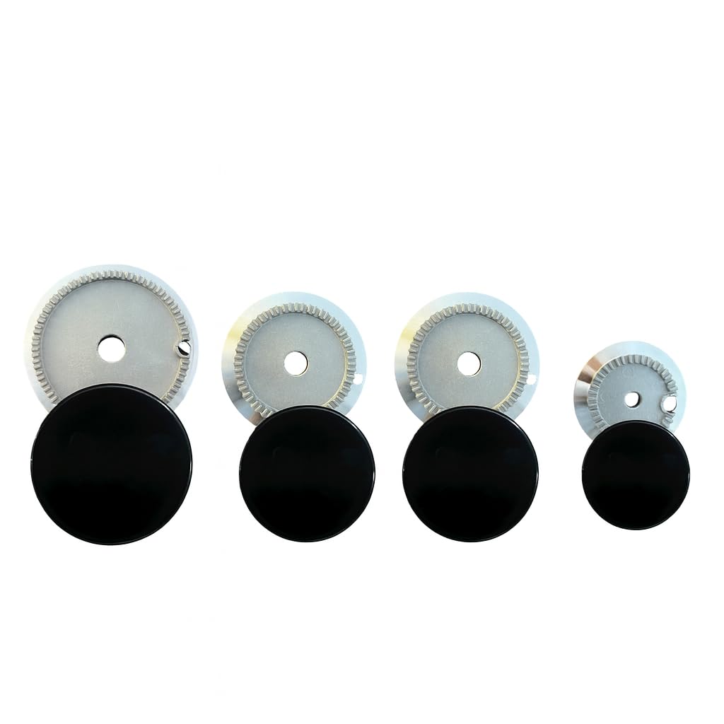 Ersatz-Set für Gasherd – Set mit 4 Brenner und 4 anpassbaren Platten Rex Electrolux kompatibel Code 3540006081 – Hohe Qualität und einfache Installation