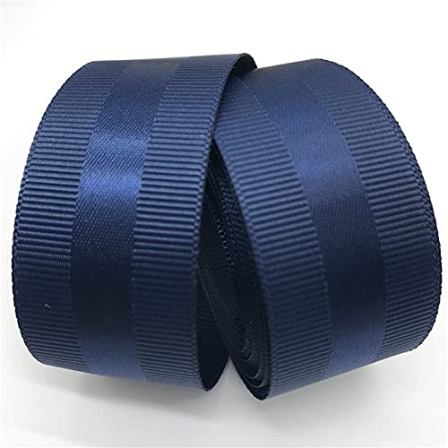 AHUI Cinta de raso con borde de grosgrain de 45 yardas/lote (25 mm) para decoración de bodas de Navidad