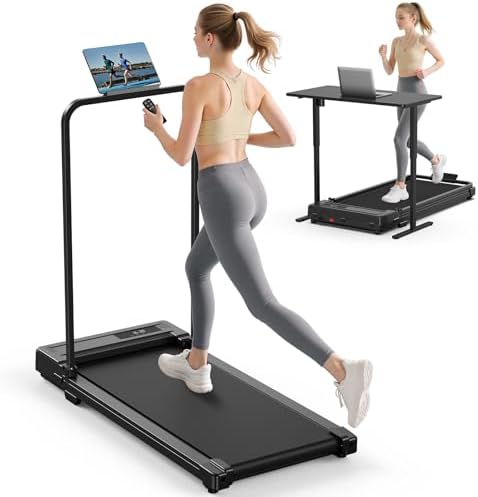 Walking Pad Treadmill for Home - Folding Treadmills with Handle B...