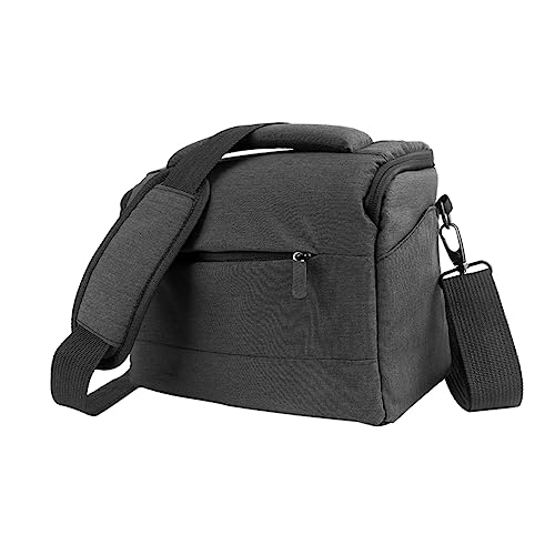 DOITOOL Estuche para la Camara Bolsa de cámara portátil Mochila de cámara Bandolera pequeña para cámara pequeña Bolsa de cámara para Viajes Bolsa de Hombro Nylon Black