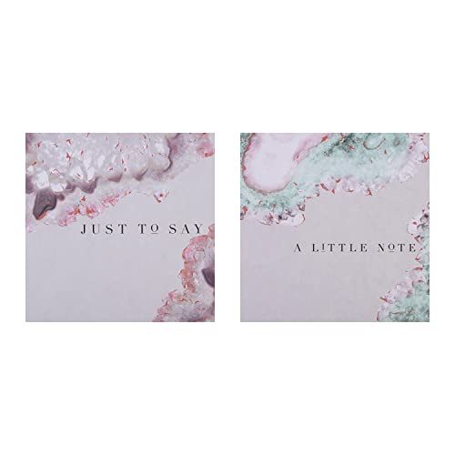 Hallmark 'Just To Say' Cards - Multipack of 20 in 4 Geode Designs, Pastel Geode Crystal Pack, 16 x 16 cm - Image 3
