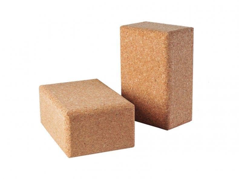 Natural Cork Yoga Block, Set of 2, High Density, Non-Slippery, Light Weight, Odor -Resistant and Moisture Proof, Size(9 x 5 x 3)-image-28