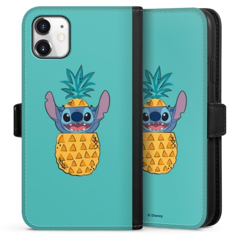 Étui magnétique iPhone 11 Stitch - Protégez votre écran cassé avec ce rabat Disney