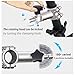 Hands-Free Bicycle Dog Leash for Cycling - 180° Rotating or Fixed Quick-Attach System, Built-in Shock-Absorbing Spring, Anti-Pull Design, Thick Steel Wire Rope 550 lbs (Carbon Fiber)