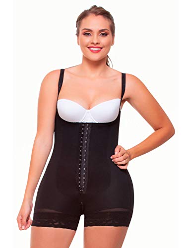 Fajas Colombianas Reductoras y Moldeadoras High Compression Garments After Liposuction Full Bodysuit 031641 â€‹ (Black, X-Small)