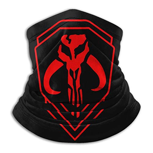 Star Wars Large Mandalorian Unisex Fleece Neck Warm Leggings Hairband Cold Weather Tube Mask Warm Neck Scarf Outdoor UV Protection Party Cover