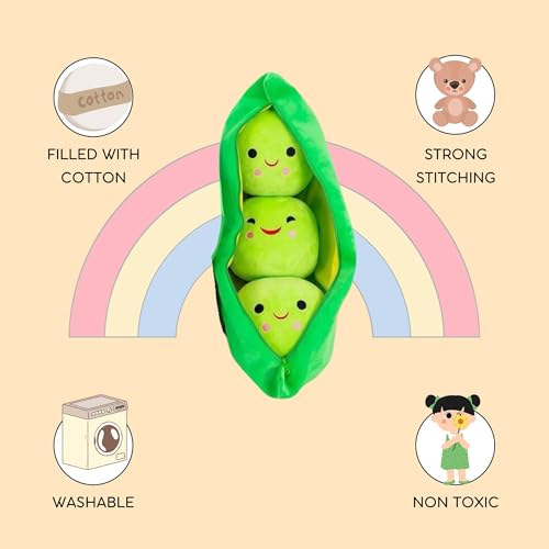 Image of Flufies Plush Toys - Snuggly and Aesthetic Stuff Plush Toys and Baby Toys - Soft Toys for Baby Girl and Baby Boy - Soft Toys for Girlfriend Gift (Mutter)