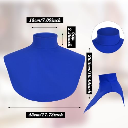 Image of Cutecrop Turtleneck Dickey Extra Large Fake Collar Detachable Dickey Collar Half Mock Turtleneck for Men Women
