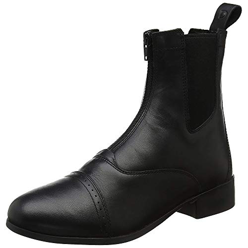 Dublin - Dublin Mens Elevation Zip Leather Paddock Boots II (9.5 US) (Black)
