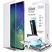 Galaxy S10 Plus Screen Protector, [Dome Glass] Full 3D Curved Edge Tempered Glass [Exclusive Solution for Ultrasonic Fingerprint] Easy Install Kit by Whitestone for Samsung Galaxy S10+ (2019) - 1 Pack