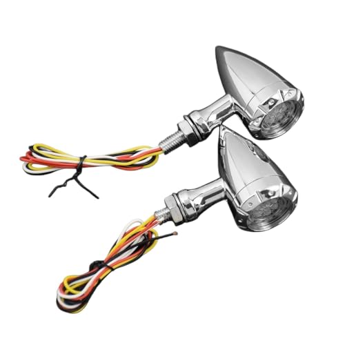 Clignotant LED universel moto et feux de freinage 10mm pour custom chopper et cruiser
