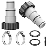 Multifuncional: adecuado para mangueras de piscina, mangueras de jardín, mangueras de bomba de filtro, sistemas de filtro de arena, bombas sumergibles y bombas de filtro.