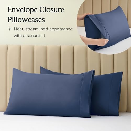 Luxclub NAVY-QN 6 Pc Queen Sheet Set thumb #7