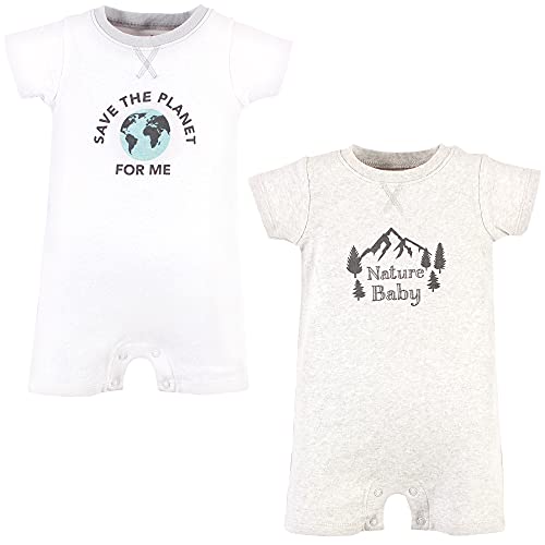 Image of Touched by Nature baby-boys Organic Cotton Rompers