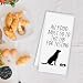 OSLYSOF Funny Black Lab Gifts Kitchen Towels, Labrador Retriever Lover Gifts Dish Tea Towels for Kitchen Decor, Black Labrador Retriever Gifts Hand Towels, Dog Mom Gifts, 16x24 Inch