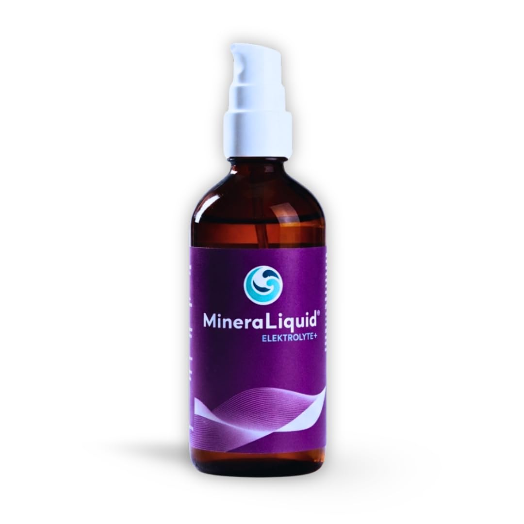 Elektrolyte+ - Mineralien für Wasser bei erhöhtem Bedarf - Magnesium, Calcium, Natrium, Kalium - 100ml Mineralkonzentrat ohne Zucker - Geschmacksneutral - Made in Germany