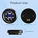 ZHSYMX Universal 52mm Water Temperature Gauge with Alarm and 1/8 Npt Sensor Car Digital Meter Blue Display Temp 100-300F(-17~187C)