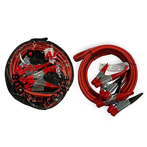 OMAC Câbles de Démarrage Connexion de Batterie Câble Batterie Voiture 500A 4m