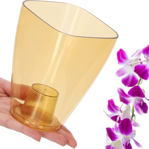 KADAX Blumentopf, schlanker Orchideentopf, Schlichter Pflanzkübel, Blumenkübel für Orchidee, Knabenkraut, Gänseblümchen… – Ansicht 4