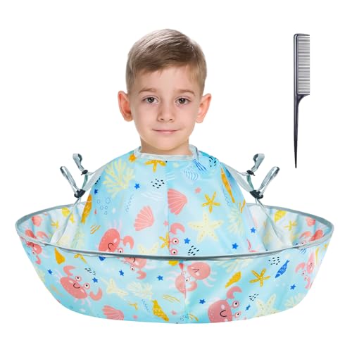 Cape de coupe de cheveux parapluie Lictin pour enfants imperméable