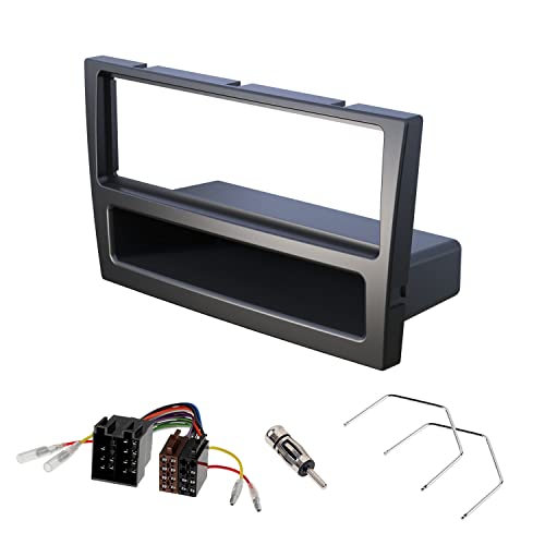 Audioproject A189 - Kit autoradio Cache-Radio Compatible Opel Corsa C Combo Omega Astra Vectra Meriva Agila Adaptateur Radio Adaptateur d'antenne...