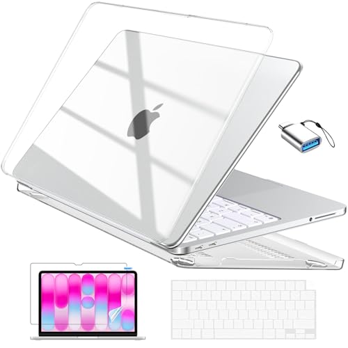 EooCoo for MacBook Neo Case 13 inch 2026 Scratch Resistant Crystal Clear