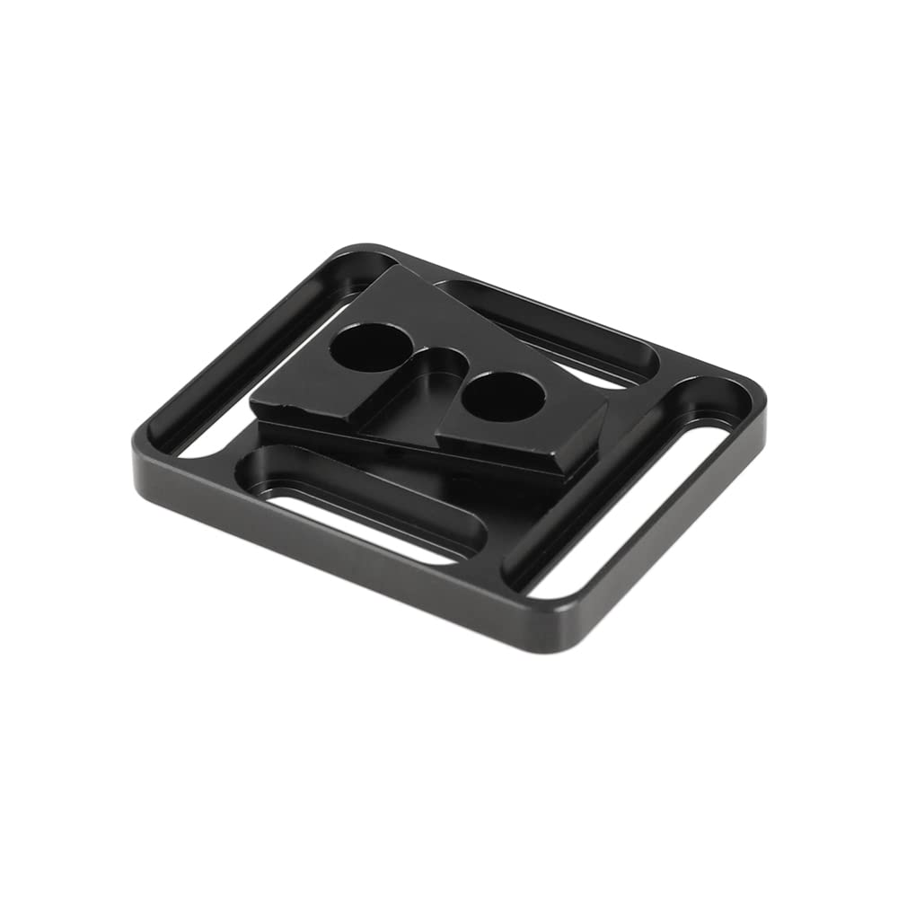 Quick Release V Lock Wedge Mount + Base Plate with 1/4"-20 Mounting Points & Grooves - 2335