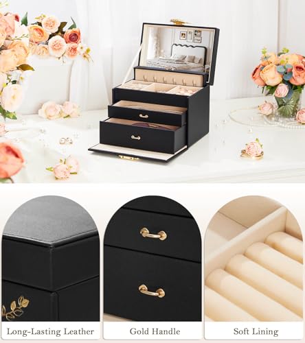 Enthralite Jewelry Box With Lock For Girls: Jewelry Organizer For Dresser thumb #5