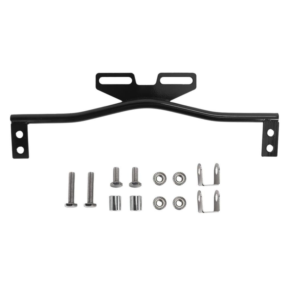 Vagaawraa Black Universal Motorcycle Fog Light Bracket Compatible With Motorbike Headlight Turn Lamp Auxiliary Bar Holder(Black)