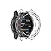 Produktbild GERPON Geeignet for Garmin Fenix 6S / 6S Pro transparente TPU-Kieselgel-Uhr-Kasten (Transparent weiß) (Farbe : Transparent White)