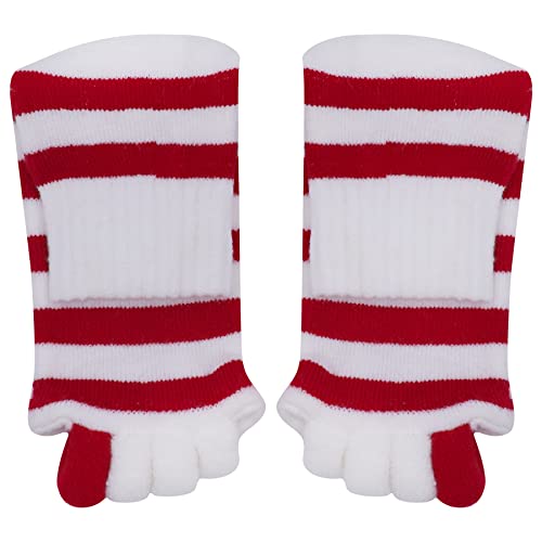 Image of AIBEARTY 1 Pair Yoga Sport Gym Five Toe Separator Socks
