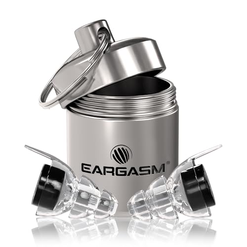 Image of Eargasm High Fidelity Blackout Earplugs for Concerts, Festivals, Musicians, DJs, Night-Life, Motorcycle Hearing Protection - Reusable Ear Plugs for High Fidelity Noise Reduction up to 21 dB