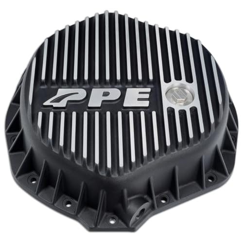 PPE Heavy Duty Differential Cover 138051010 (Brushed) Compatible with GM 2001-2019 and 2003-2018 Dodge/Ram