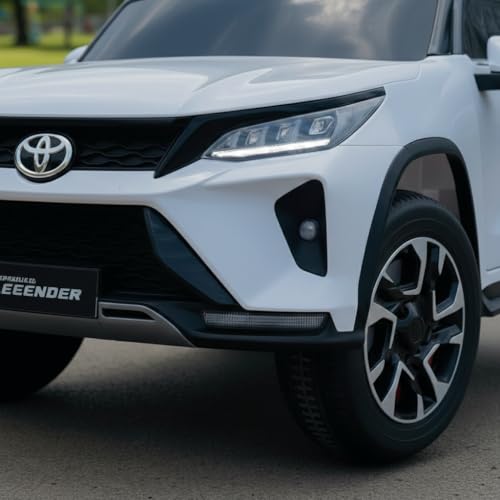 Image of Kids Officially Licensed Toyota Legender | Toyota Innova Crysta 12V Electric Ride On Car for Kids with Remote Control, Music and Light1-6 Yrs Car Battery Operated Ride On (White)
