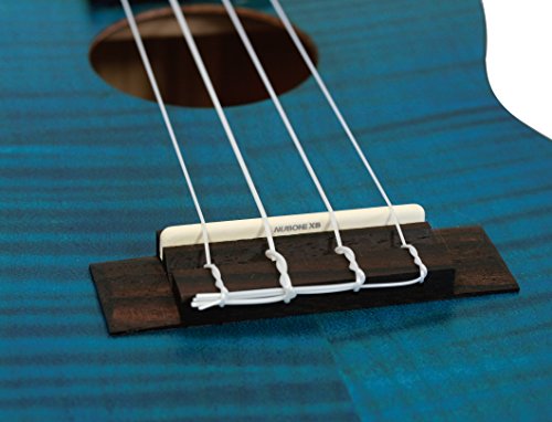 KALA KA KA SEMB Ukulélé Soprano bleu en acajou avec Housse - Les Beatles, Paul McCartney, John Lennon, RIngo Starr, George Harrison KALA KA KA SEMB Ukulélé Soprano bleu en acajou avec Housse – Image 7