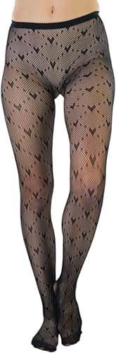 Image of ToBeInStyle Women's Valentine Day Themed Opaque Sheer Pantyhose w /Heart Love
