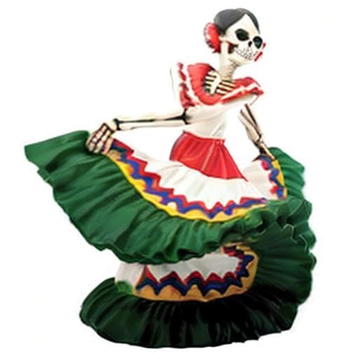 Amazon.com: Day of the Dead Dancing Senorita (H: 5.5