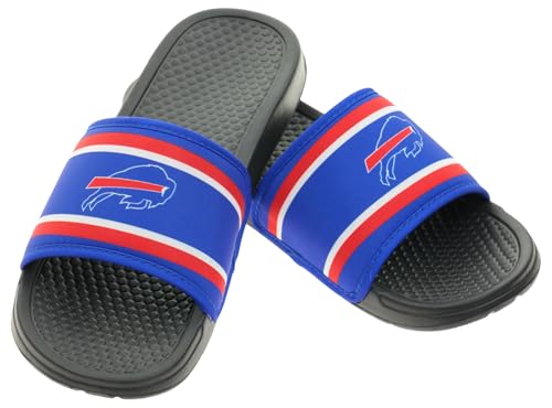 Image of FOCO NFL Team Printed Slide Sandals - Officially Licensed Football Fan Footwear for Comfort & Style