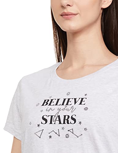 Image of Max Cotton Women Printed T-Shirt and Pajama Set