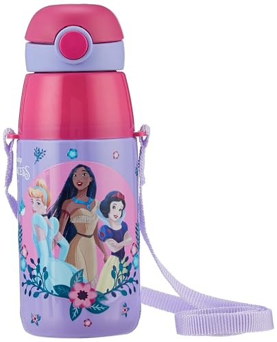Image of CELLO Kidzbee Series Orb 400 Inner Steel Insulated Water Bottle, 380ml, Purple | 3D Touch & Feel Dream Weavers Design | Leakproof Flip Top Spout, Easy to Carry | Cold Water Bottle for Kids School